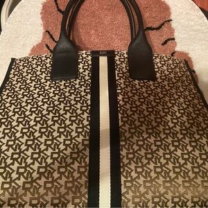 DKNY  authentic Carlita Logo Jacquard bookTote bag new on hold for now